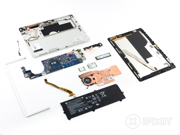 HP Elite x2 1012 G2 tablet teardown