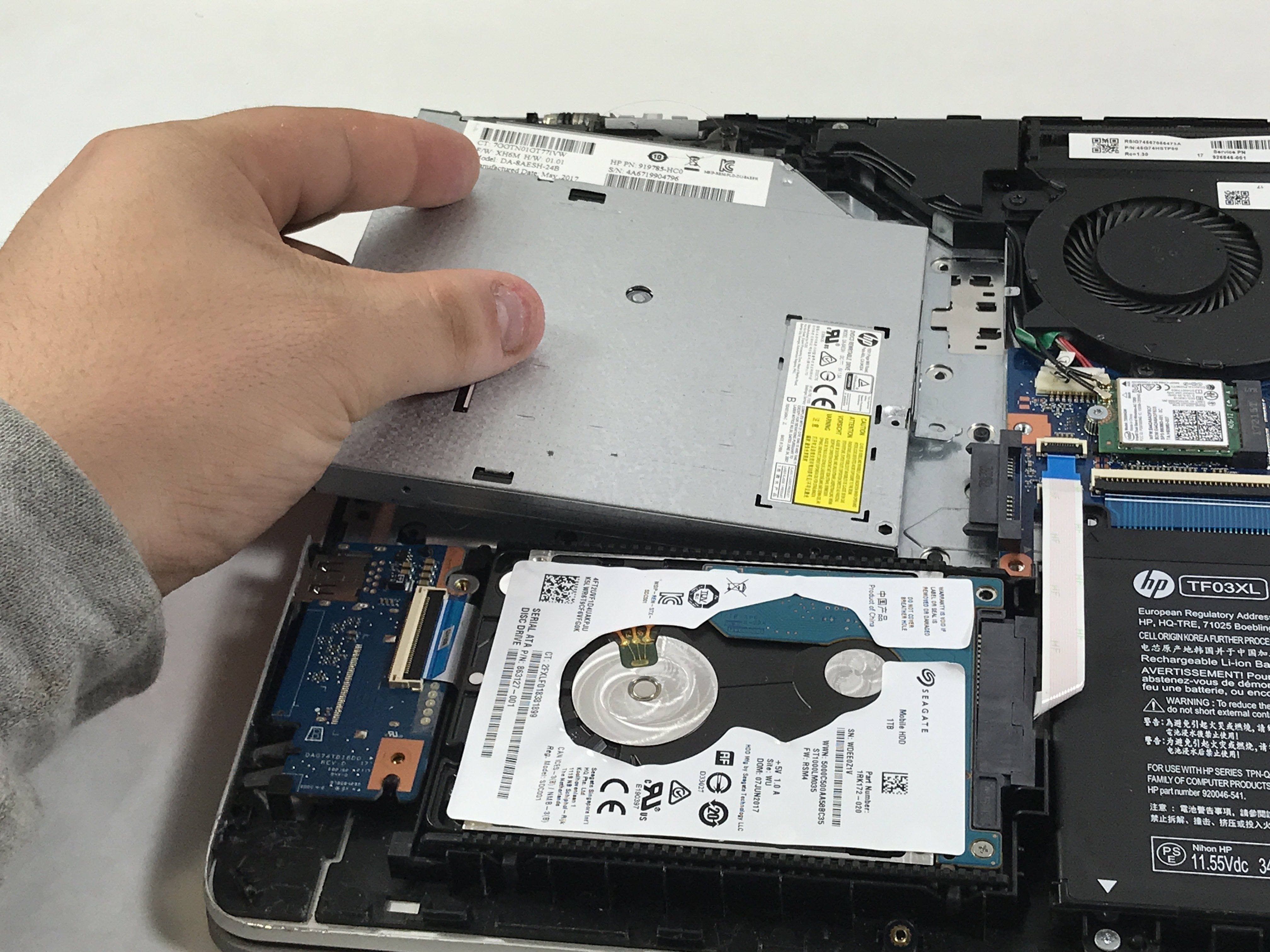 HP Pavilion 15cd040wm CD Drive Replacement iFixit Repair Guide