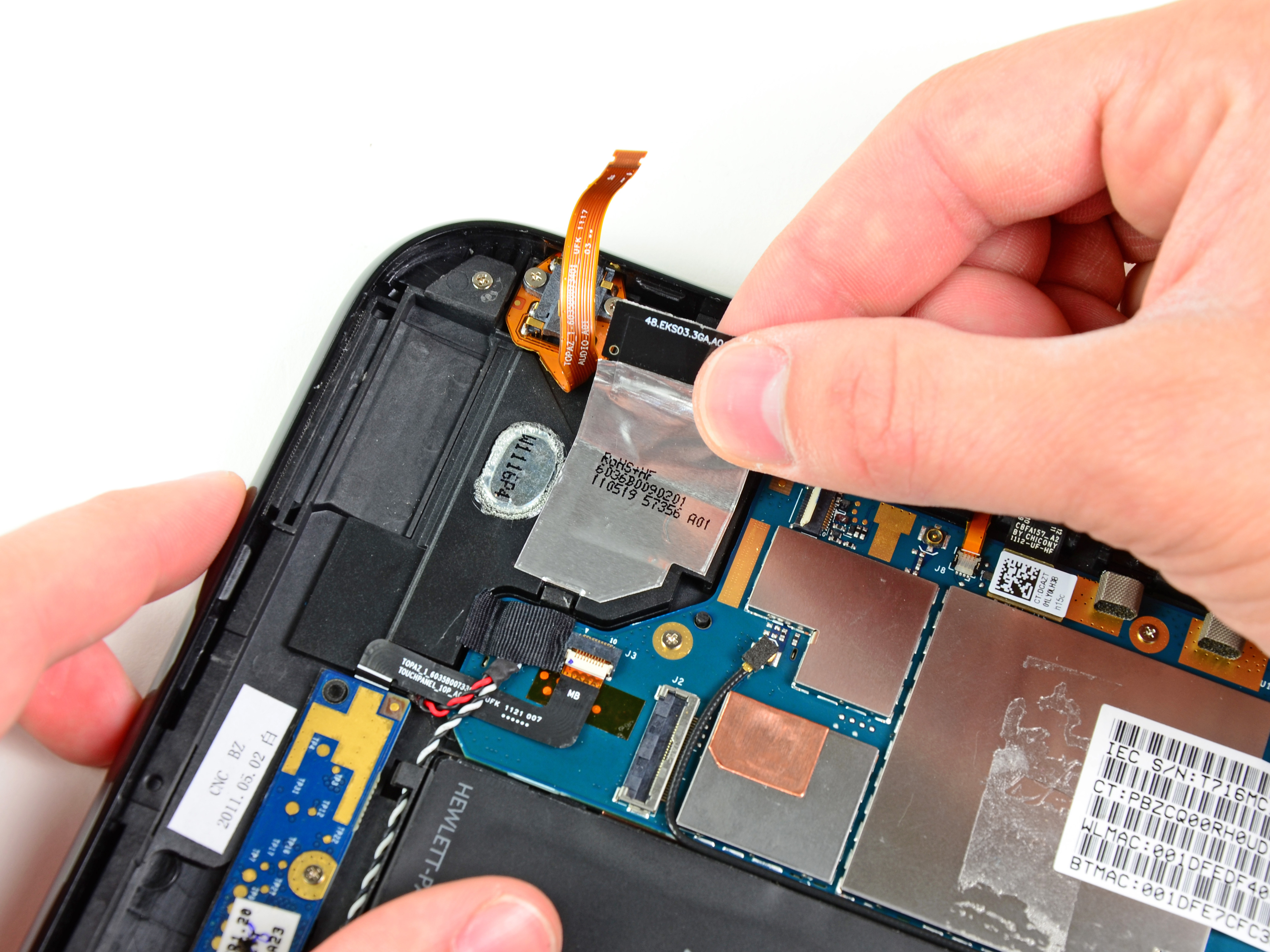 HP TouchPad Upper Antenna Replacement iFixit Repair Guide