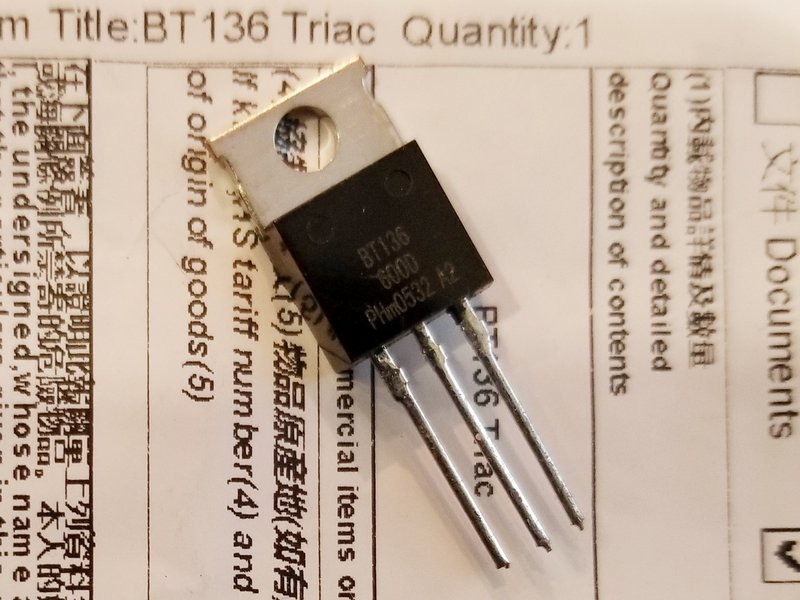 Triac Variable Speed Motor Control (BT136) Repair iFixit