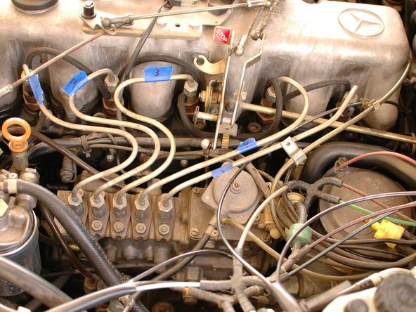 Mercedes W123 Fuel Injector Hard Line Replacement - iFixit Repair Guide