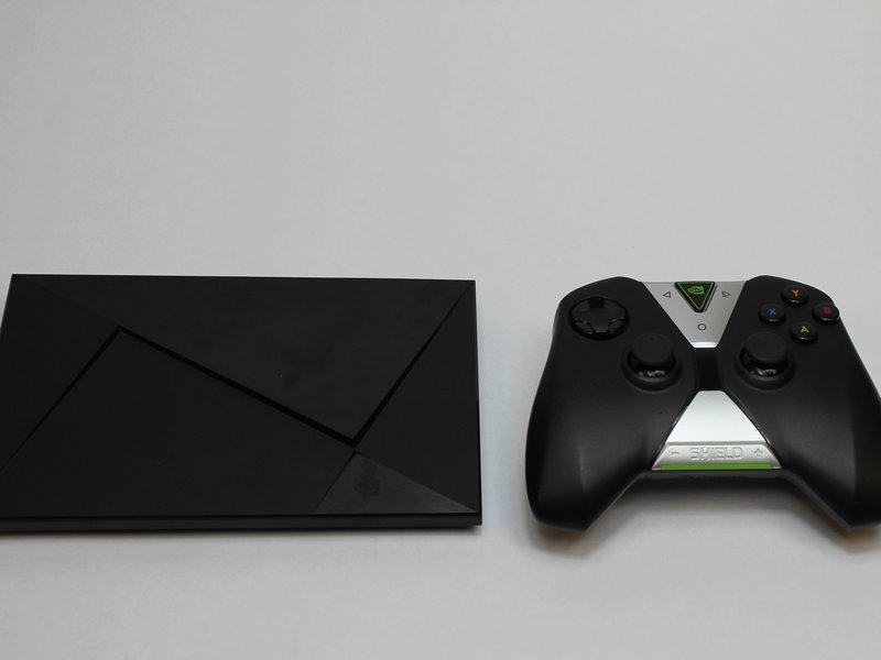 nvidia shield tv with controller