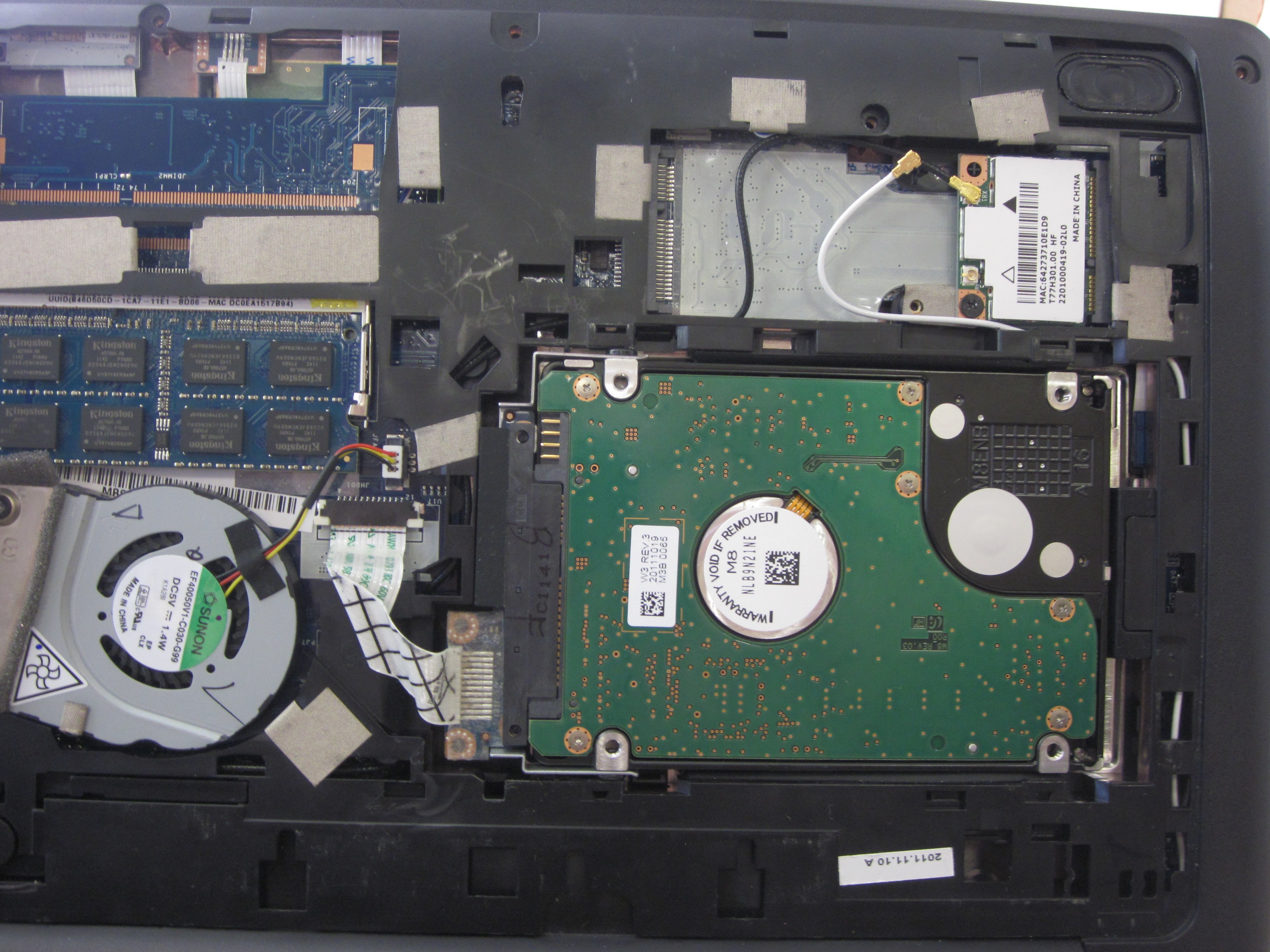 Acer Aspire One P1VE6 Hard Drive Replacement iFixit Repair Guide