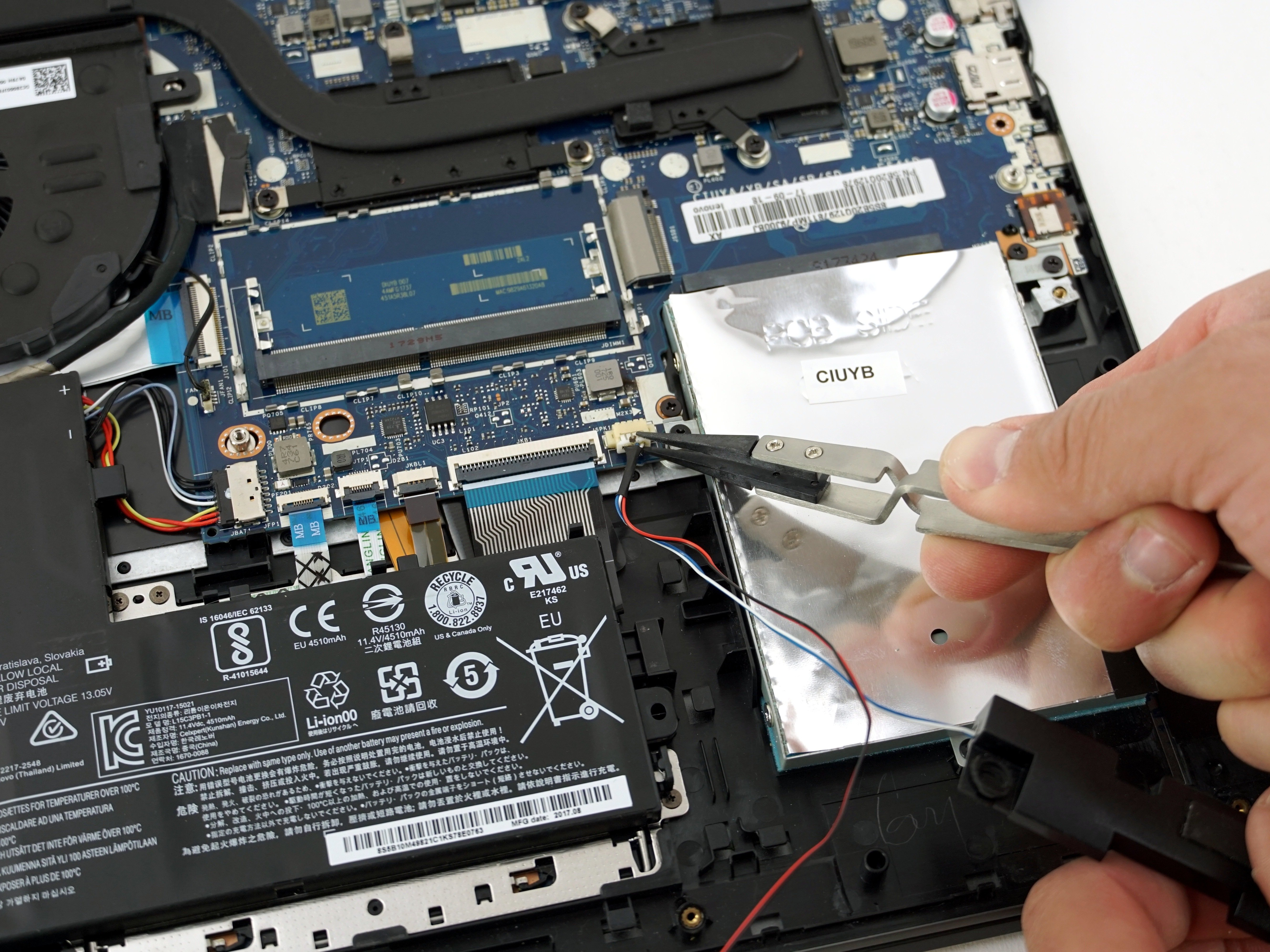 Lenovo IdeaPad Flex 5-1570 Speaker Replacement - iFixit Repair Guide