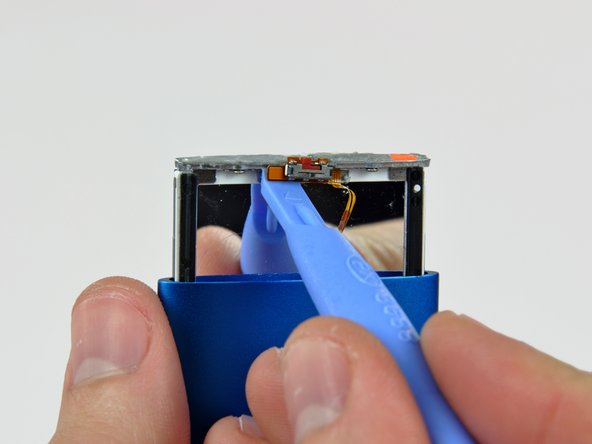 Image 1/1: The hold switch ribbon cable is extremely fragile and easily broken. Work gently.