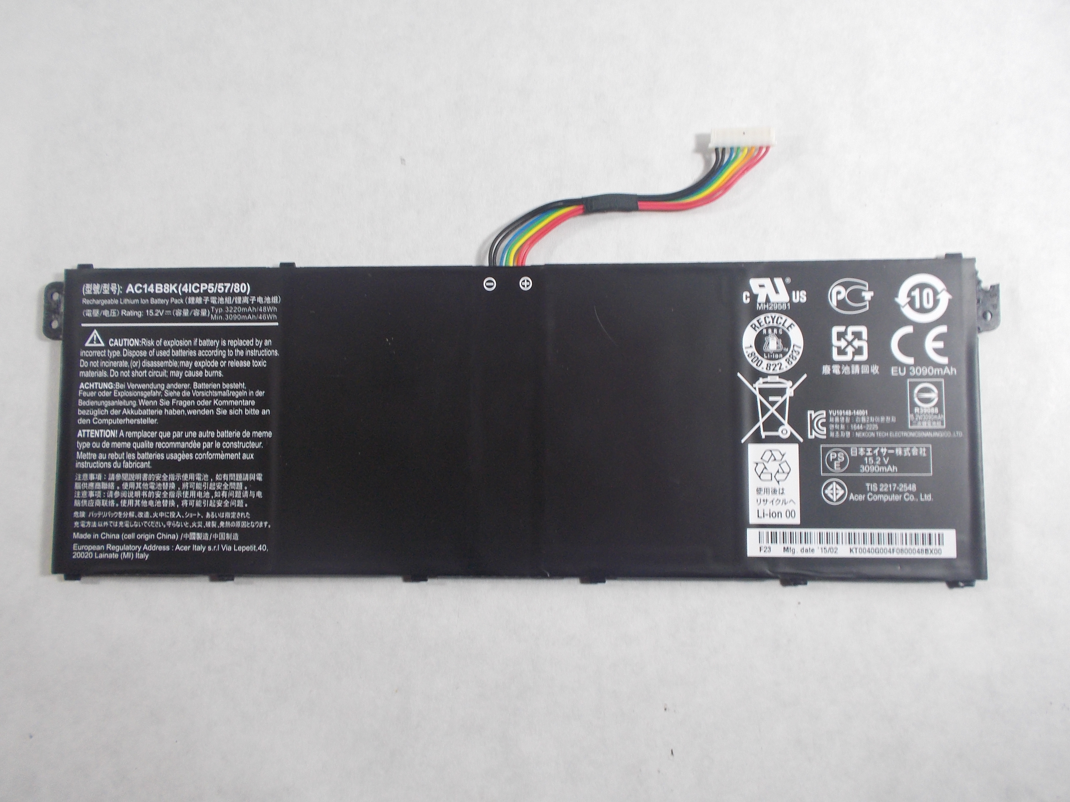 Acer Chromebook 15 CB5571C09S Battery Replacement iFixit Repair Guide