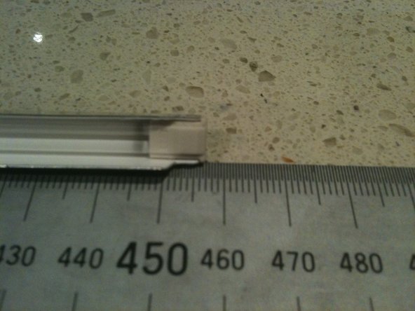 Image 2/3: The individual tubes are 448mm long (excluding the terminals - standard way to measure is end of glass to end of glass) and are 2.4mm diameter.