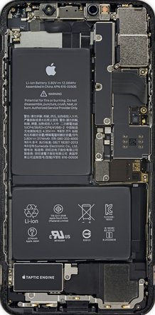 iPhone XS Max internals wallpaper