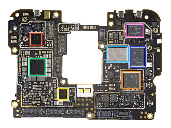 Next we flip the board and check out the rest of its chips: