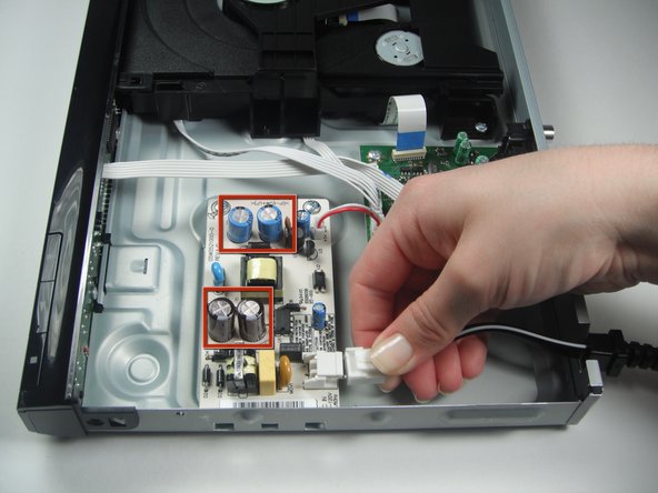 Sony DVP-SR200P Power Supply Circuit Board Replacement ... samsung dlp wiring diagram 