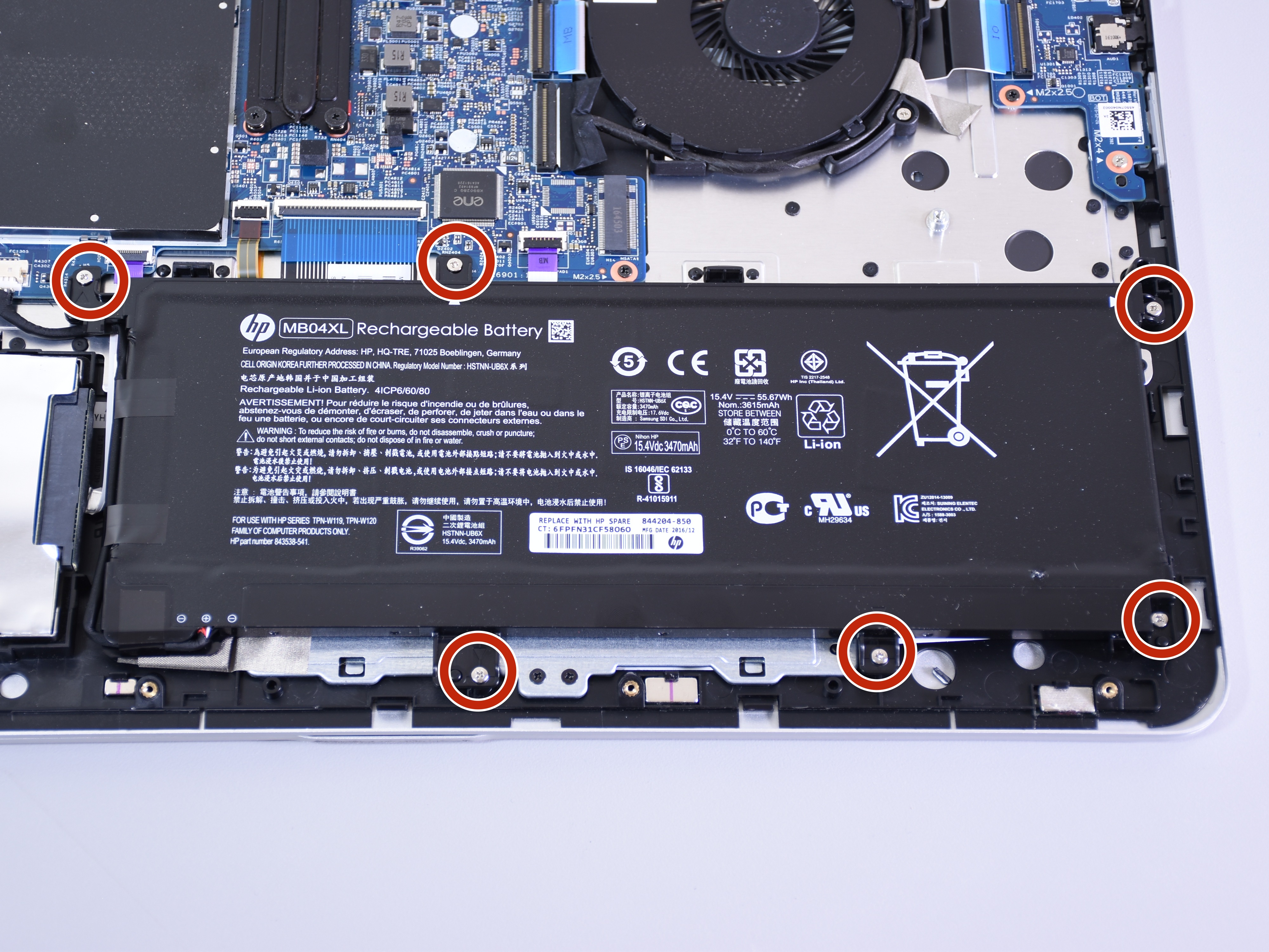 HP Envy x360 m6aq103dx Battery Replacement iFixit Repair Guide