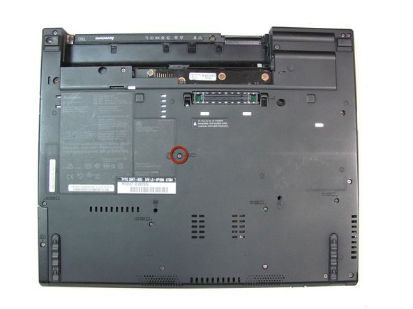 Image 1/2: Using a #0 Phillips screwdriver, remove the 17.0 mm screw.