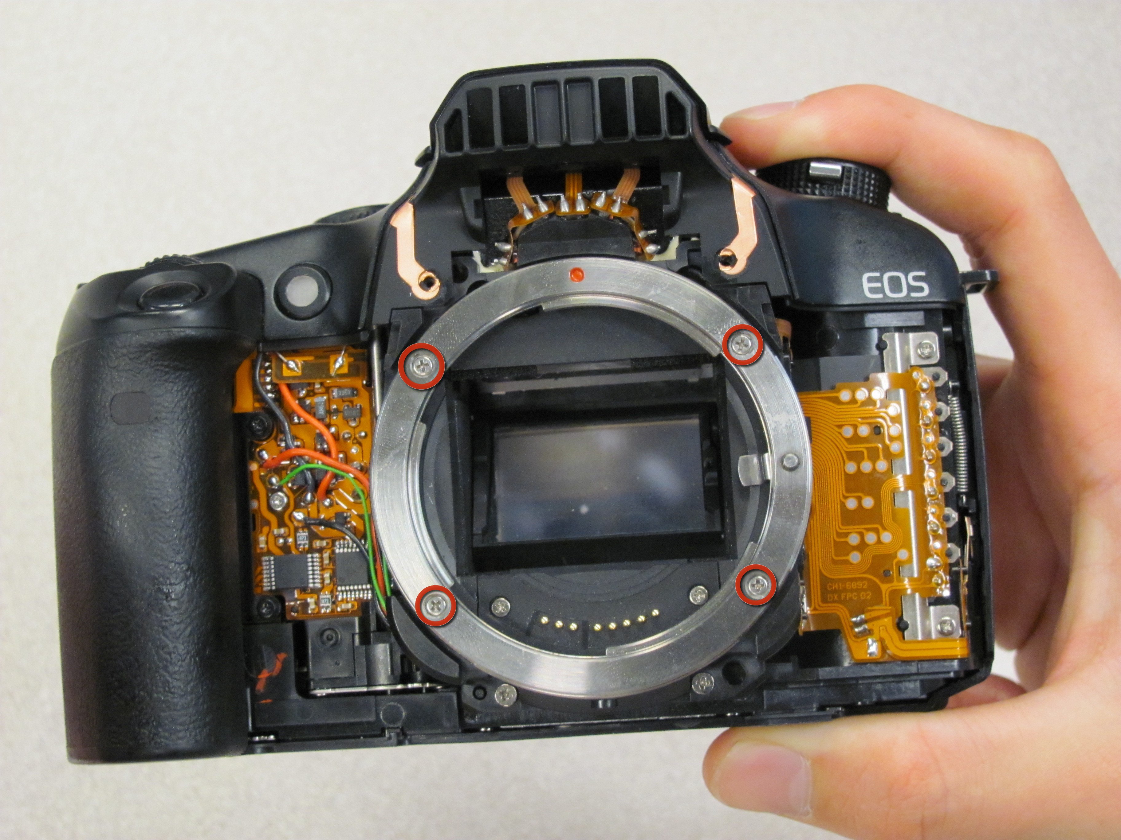 Canon EOS 30 Lens Mount Rings iFixit Repair Guide