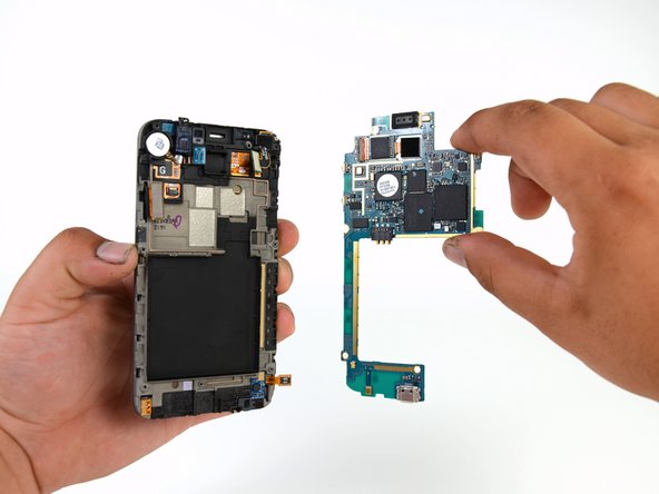 Removing the motherboard from the Samsung Epic 4G Touch