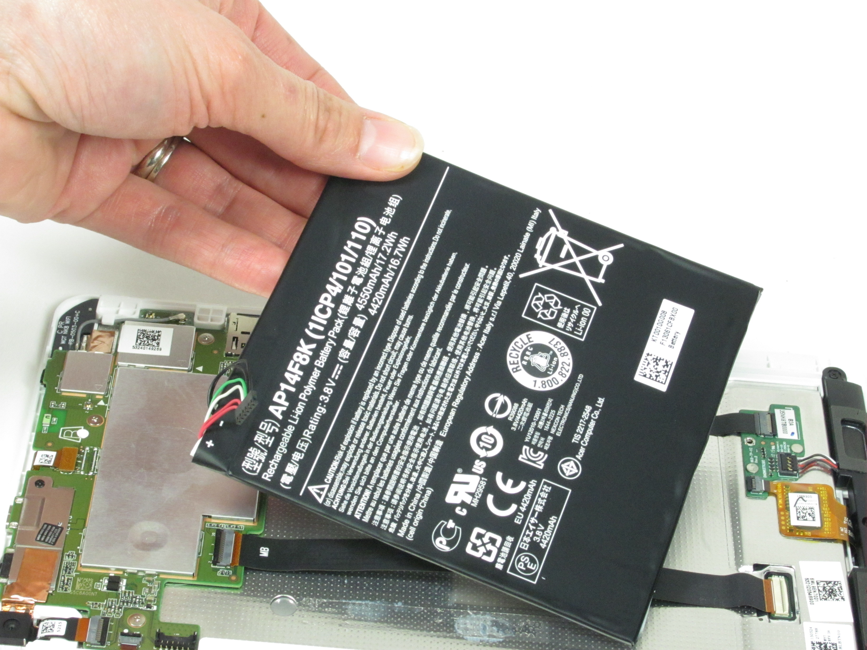 Acer Iconia Tab 8 A1860 Battery Replacement iFixit Repair Guide