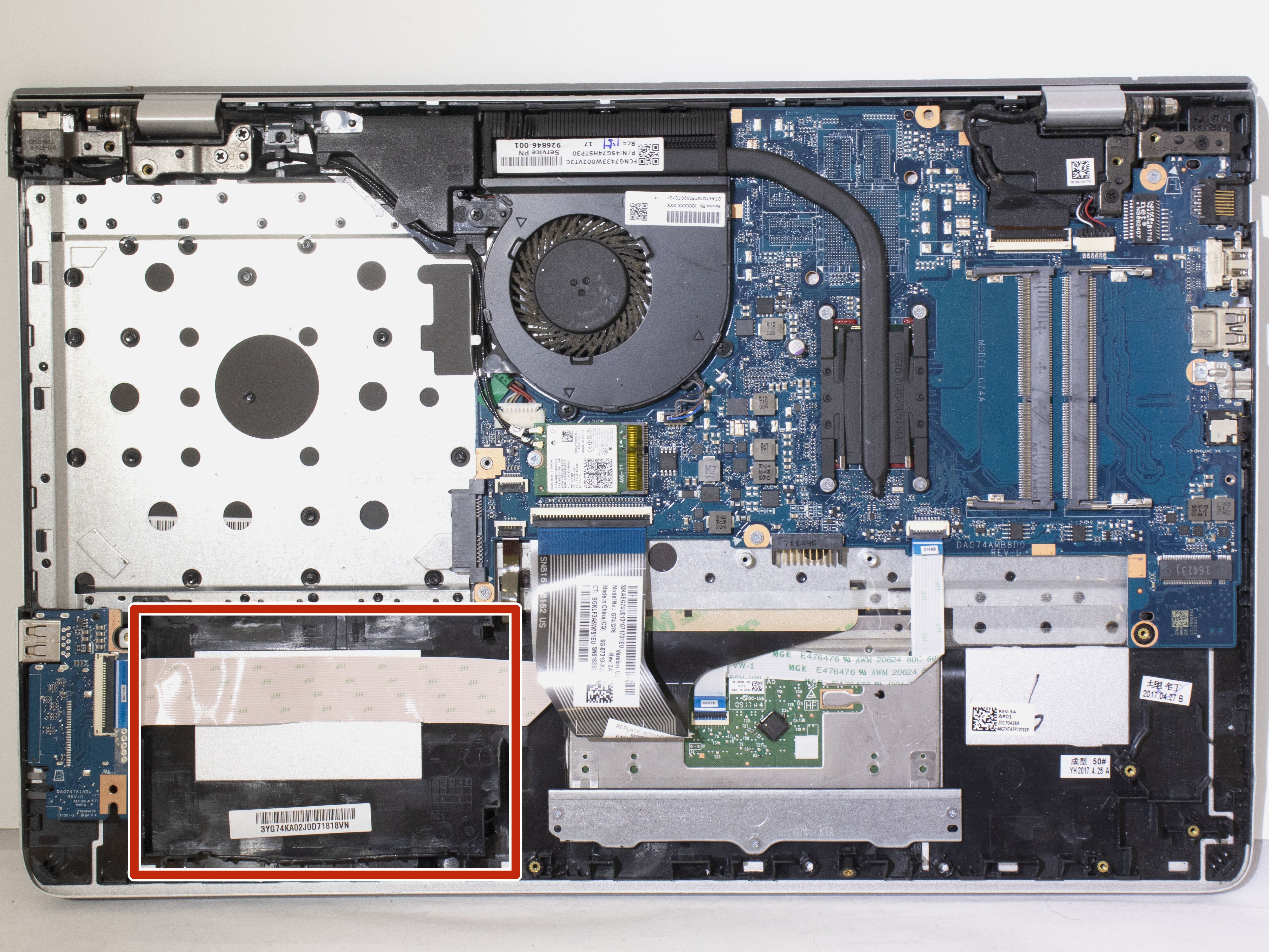 HP Pavilion 15cc023cl Hard Drive Replacement iFixit Repair Guide