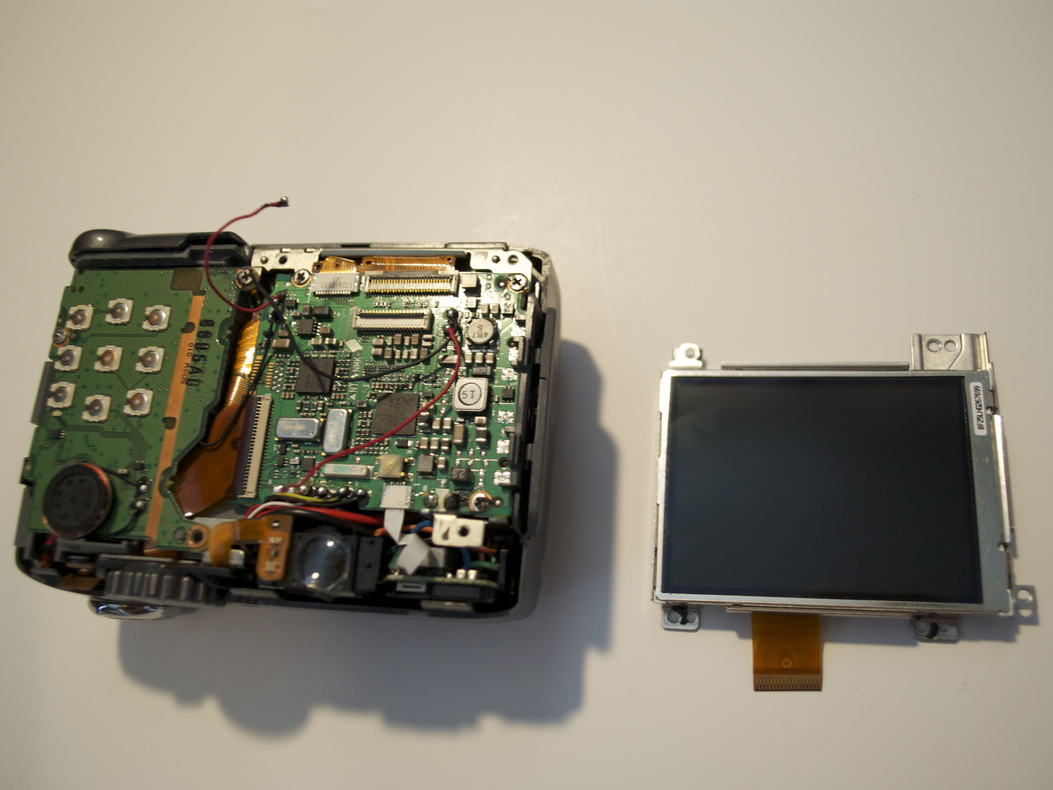 Canon PowerShot A590 IS LCD screen Replacement iFixit Repair Guide