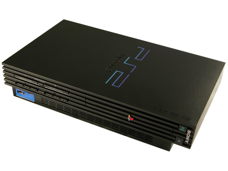 playstation 2 black and white