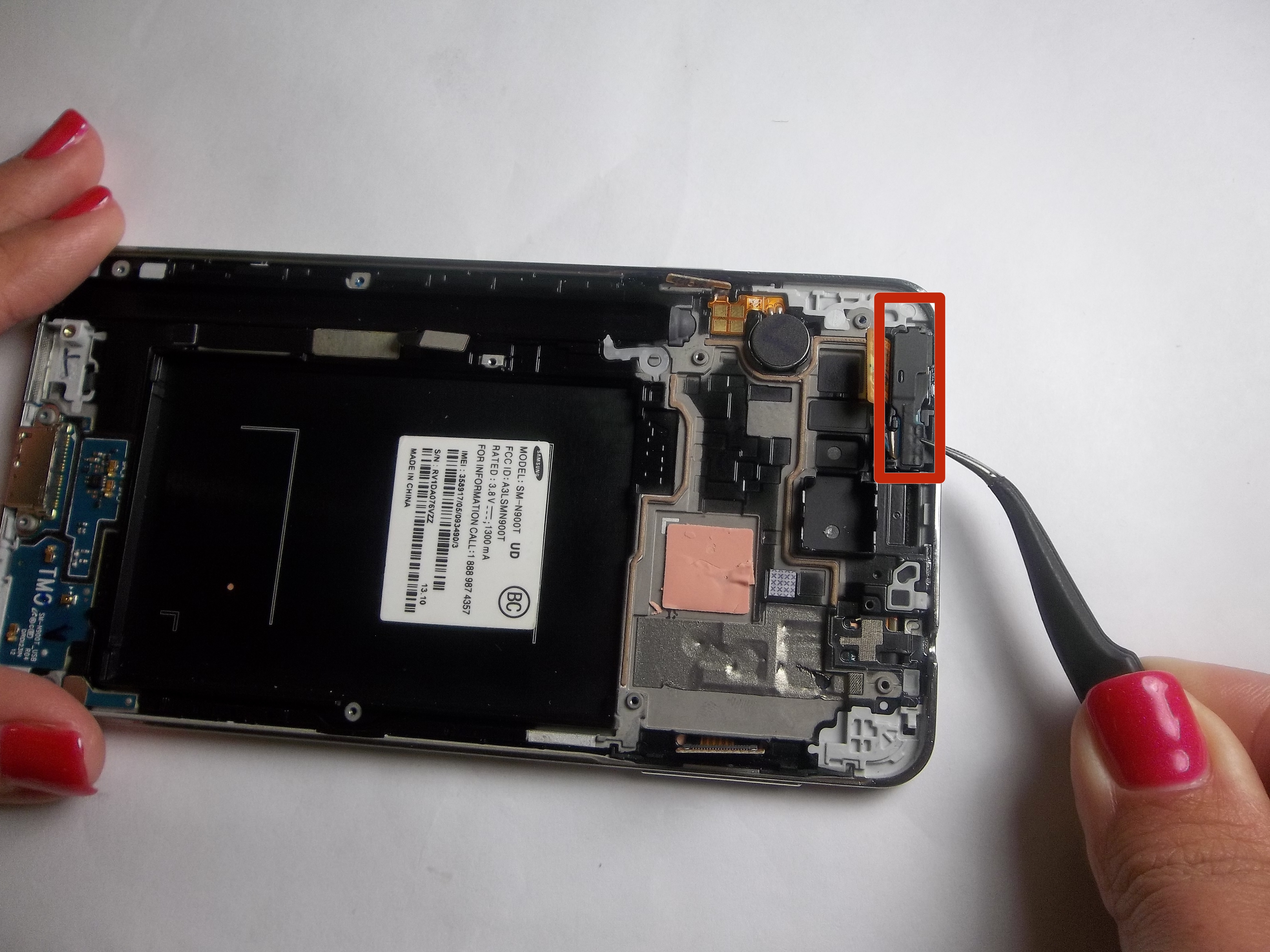 Samsung Galaxy Note 3 Display Assembly Replacement ... samsung headphone wiring diagram 