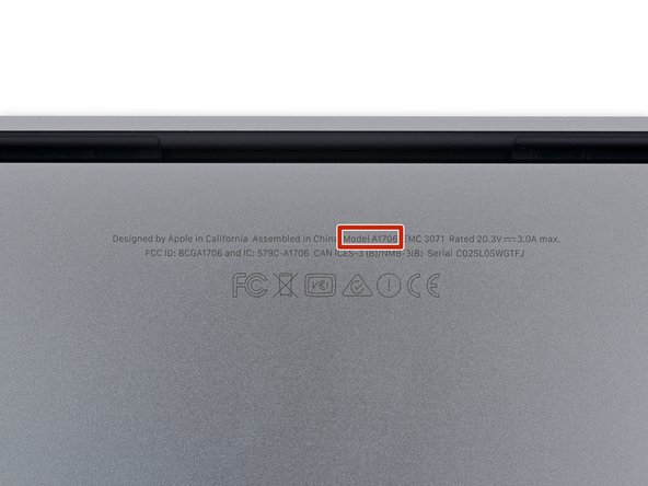 A rudimentary inspection of the outer case reveals the expected FCC certifications, and a new model number: A1706.