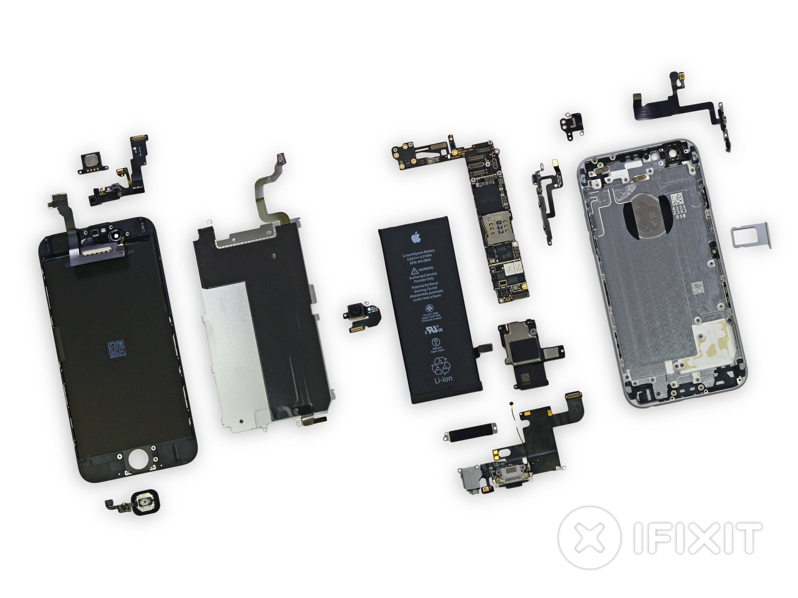 schematic 8 diagram iphone Teardown iFixit   iPhone 6