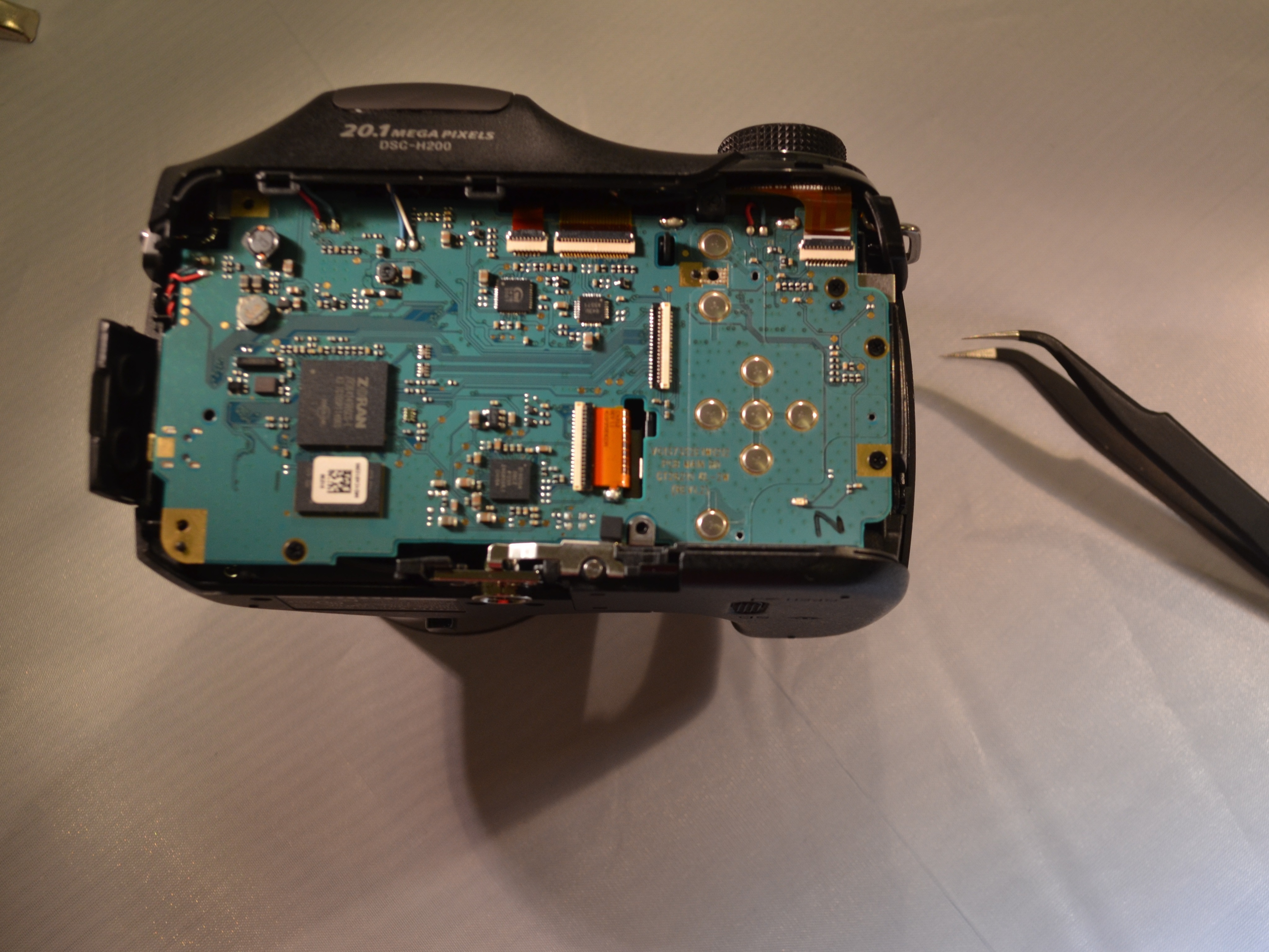 Sony Cybershot DSCH200 LCD Screen Replacement iFixit Repair Guide