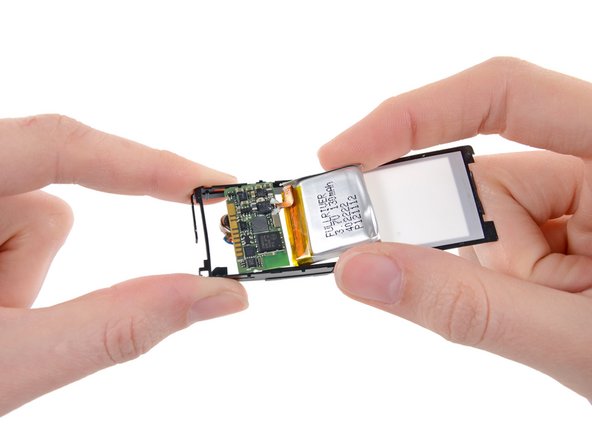 Image 2/3: Much like the ribbon cable, three components make up this assembly, held together by very delicate soldering. If any one of them fails (most significantly the battery), they will all need to be replaced as a single unit.