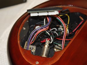 Ibanez 5 String Bass Model SR405QM Output Jack Replacement ... washburn x series guitar wiring diagram 