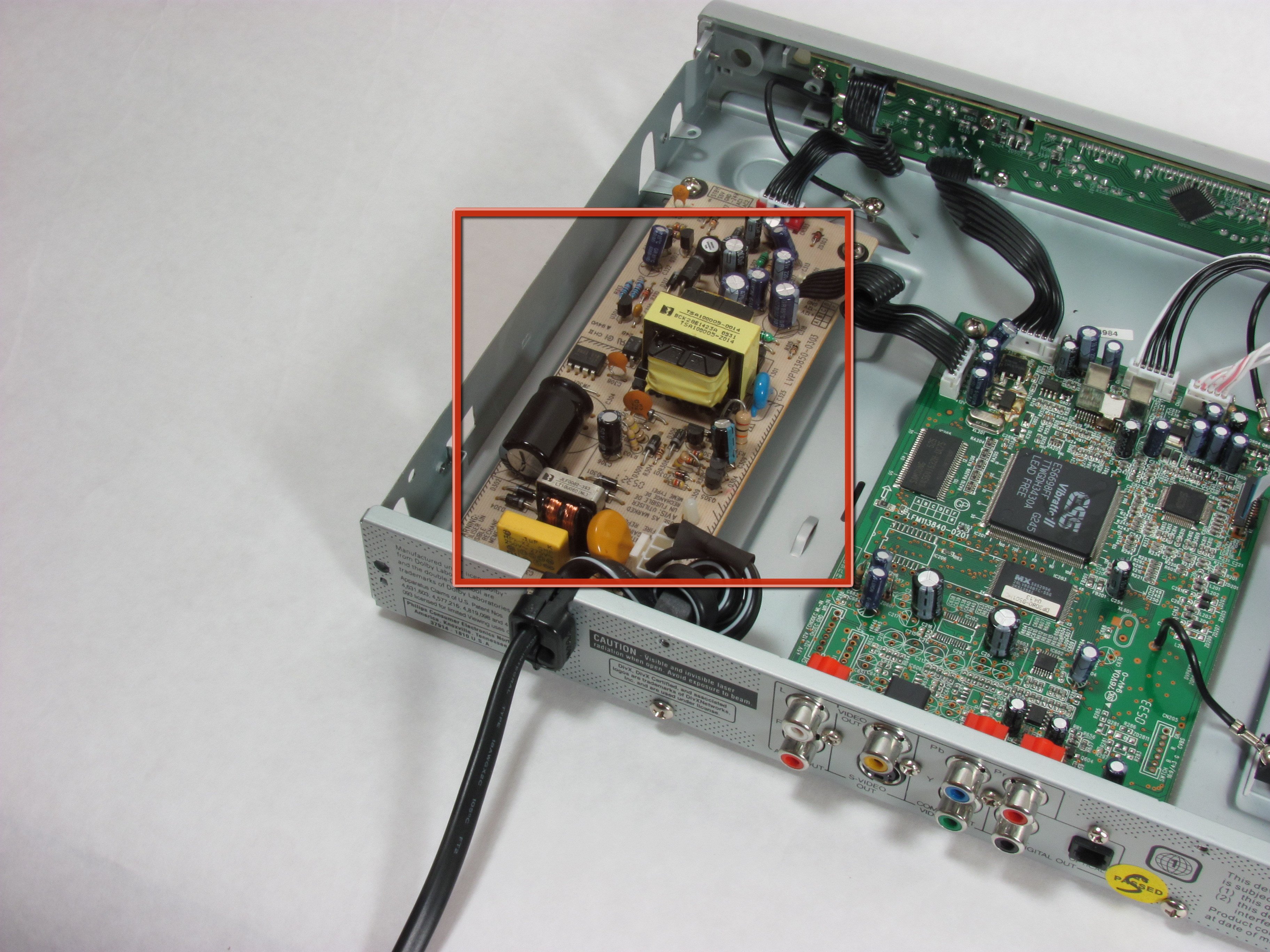 Philips DVP642 Power Supply Replacement iFixit Repair Guide