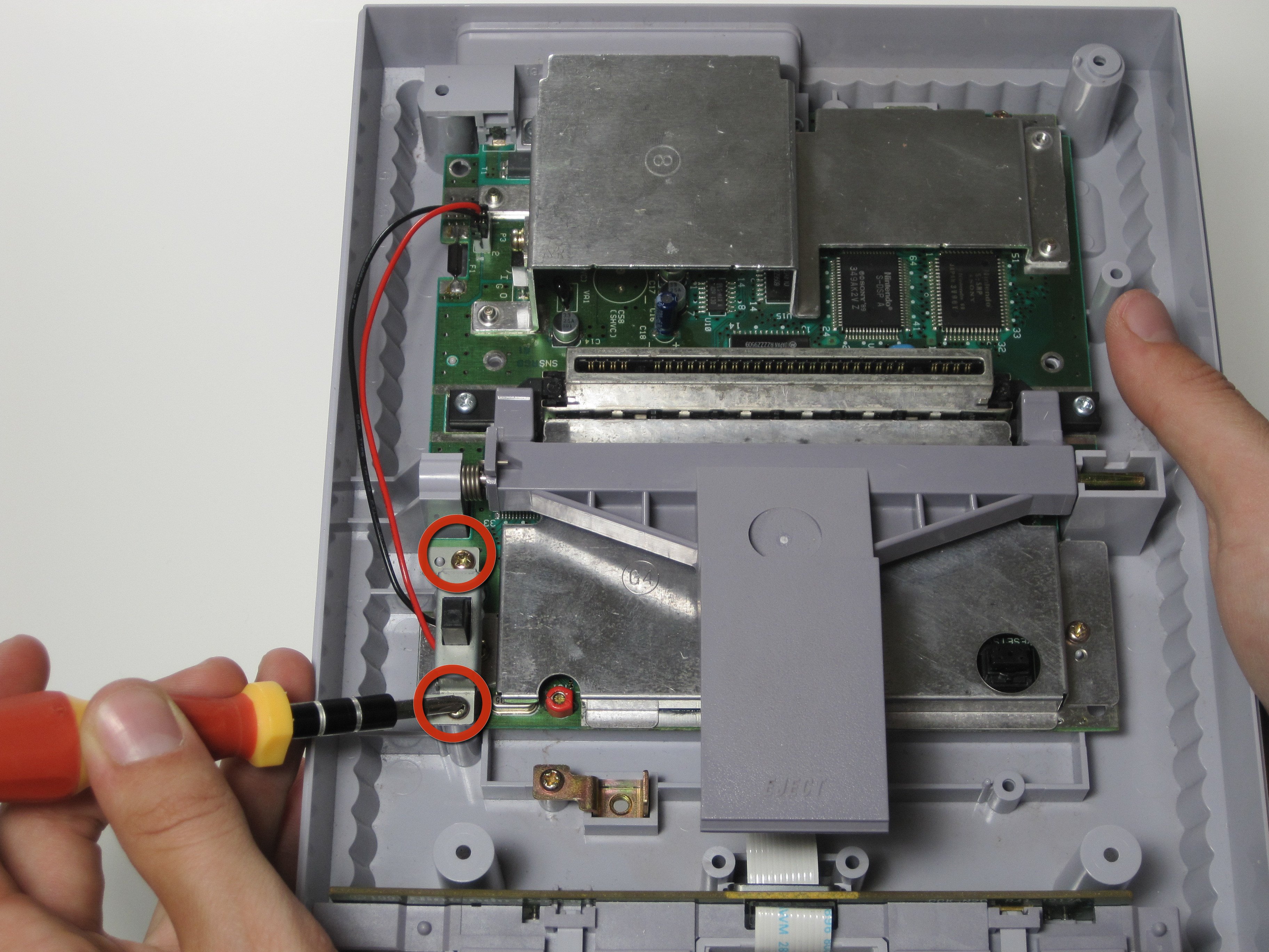 Super Nintendo Power Switch Replacement iFixit Repair Guide