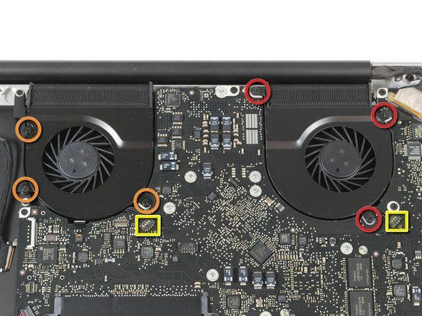 Image 1/1: Remove the following 6 screws: