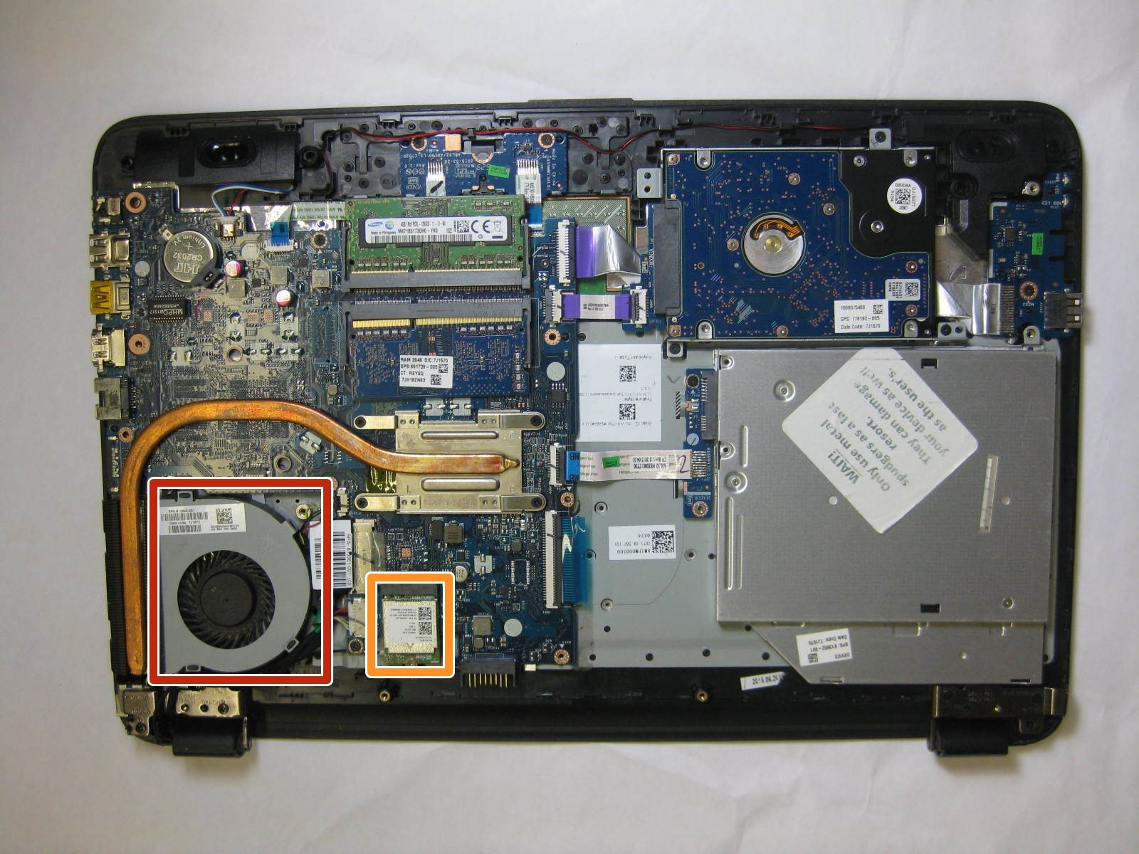 HP 15ac121dx Wifi Card Replacement iFixit Repair Guide