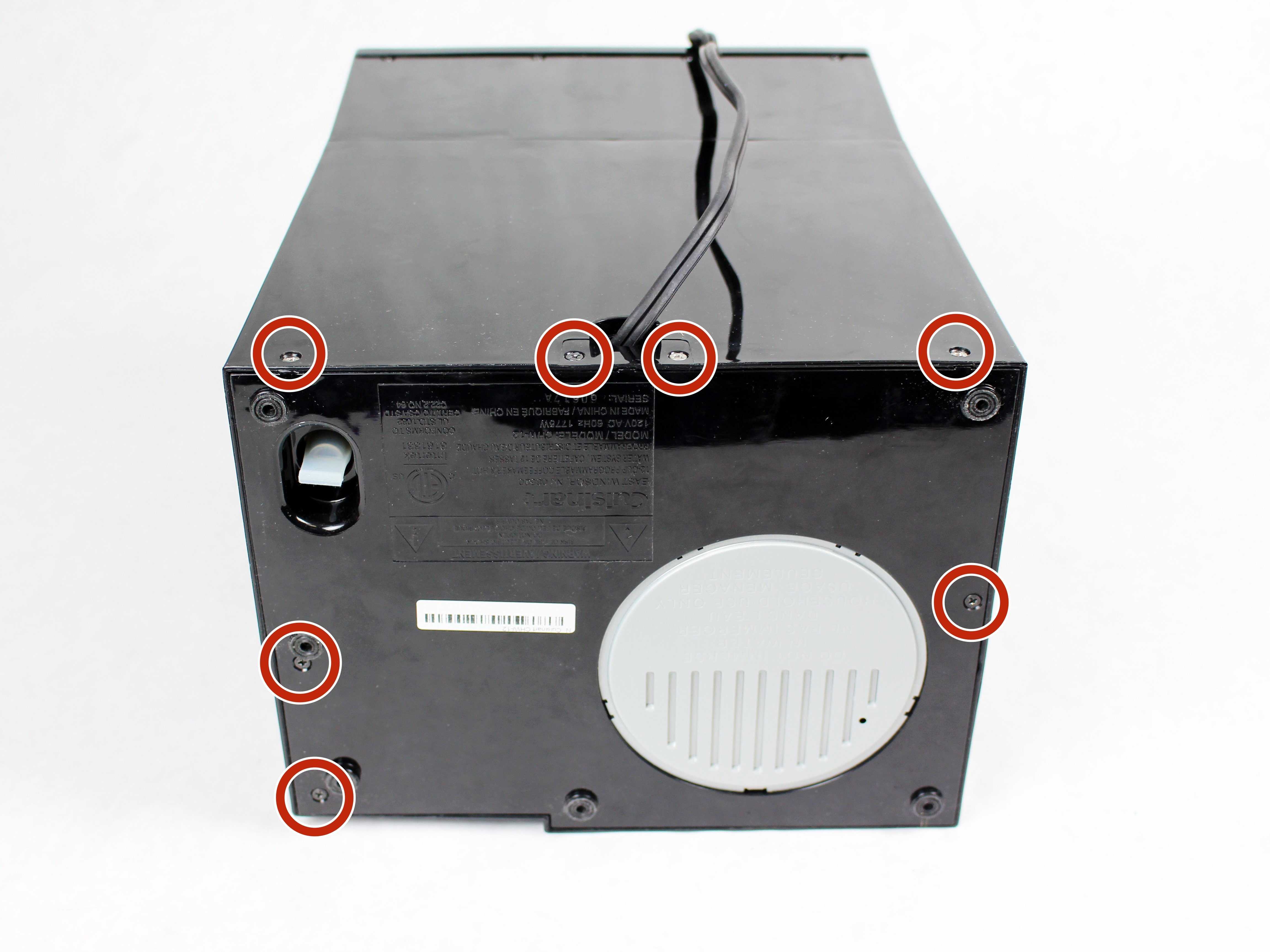 Cuisinart CHW12 Power Cord Replacement iFixit Repair Guide