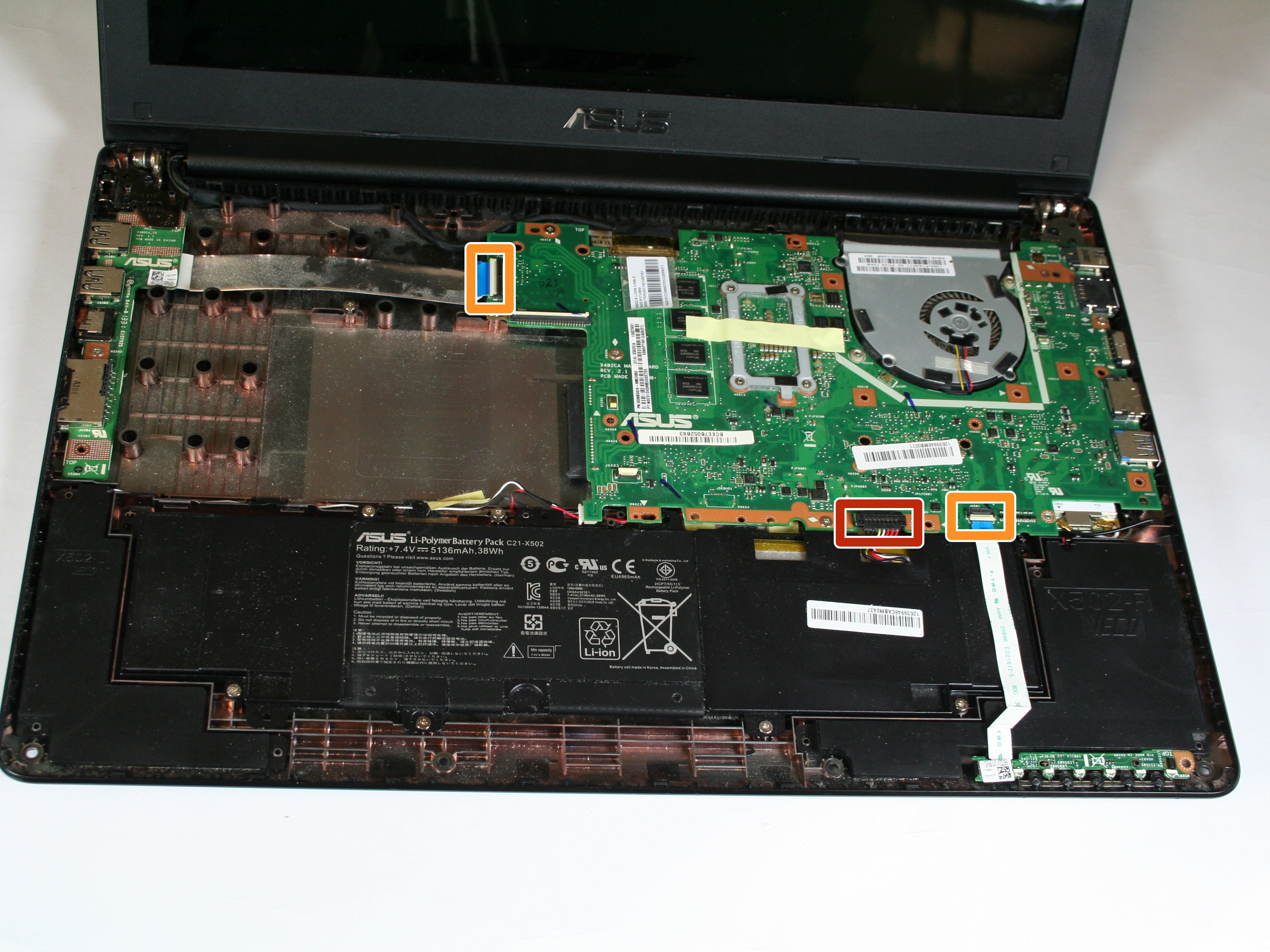 Asus x502c аккумулятор