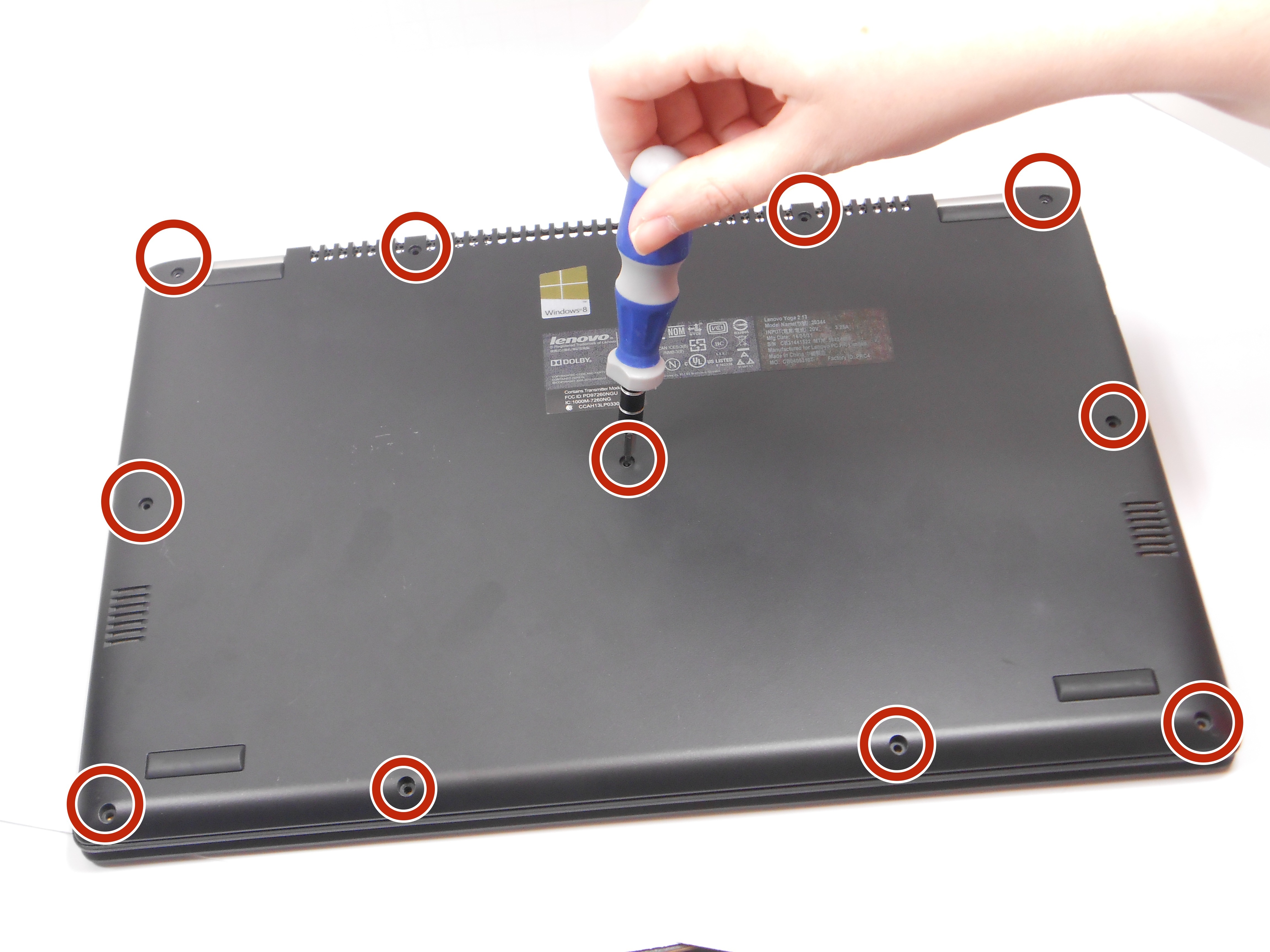 Lenovo Yoga 2 13" Back Panel Removal iFixit