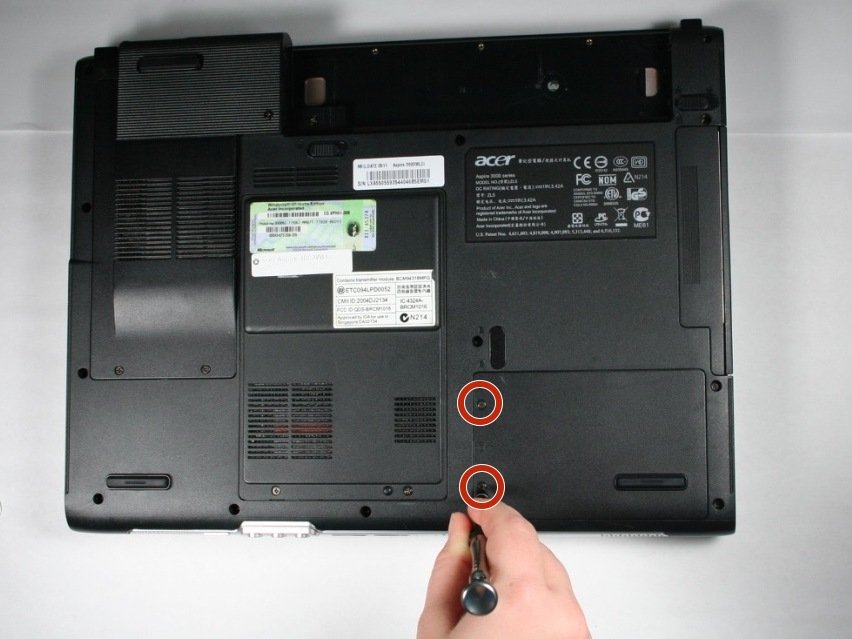 Acer Aspire 3000 Hard Drive Replacement IFixit Repair Guide