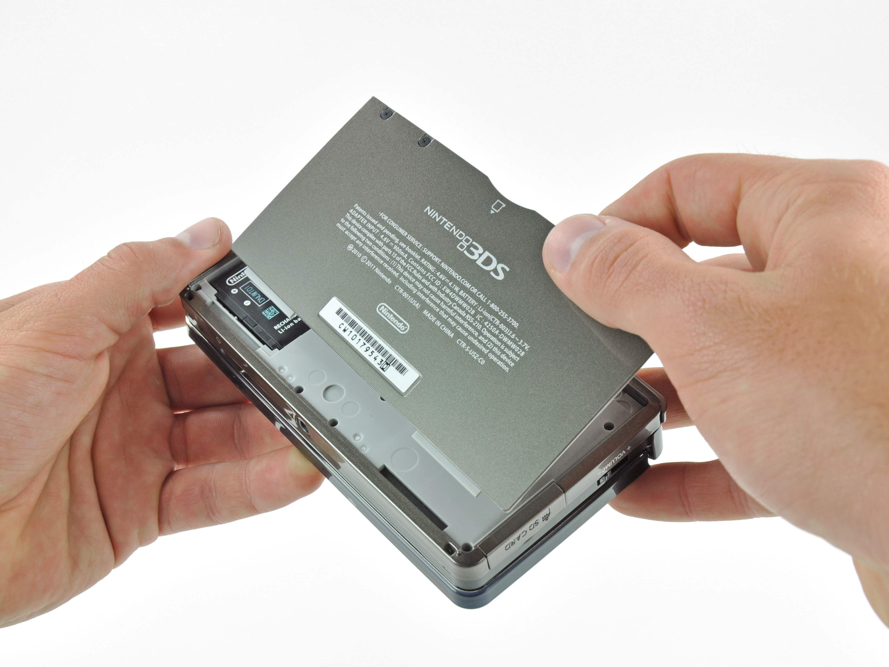 Nintendo 3DS Back Cover Replacement IFixit Repair Guide