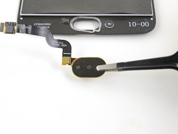 Remove the fingerprint sensor.