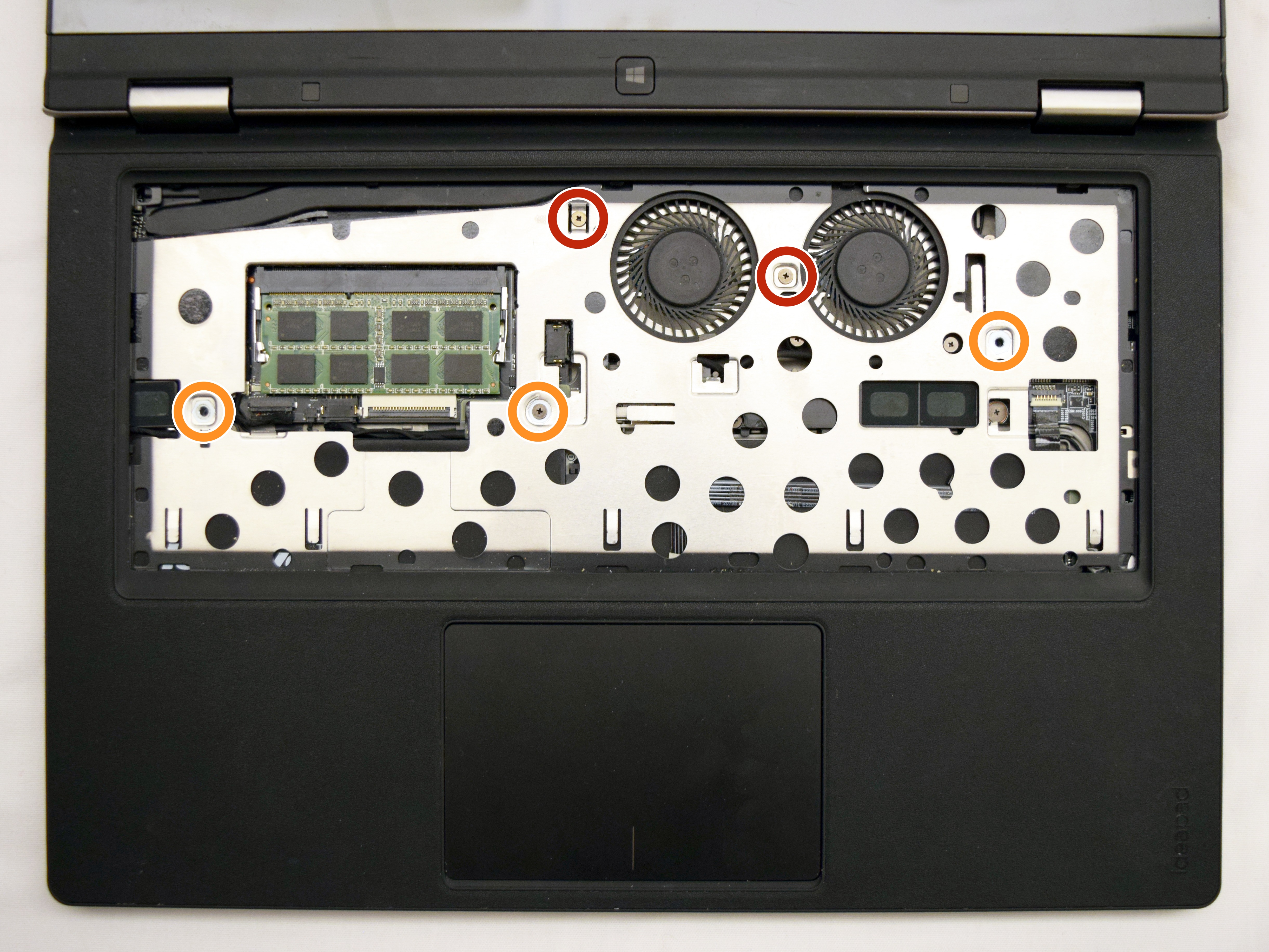 IdeaPad Yoga 13 Keyboard Bezel Replacement iFixit Repair Guide