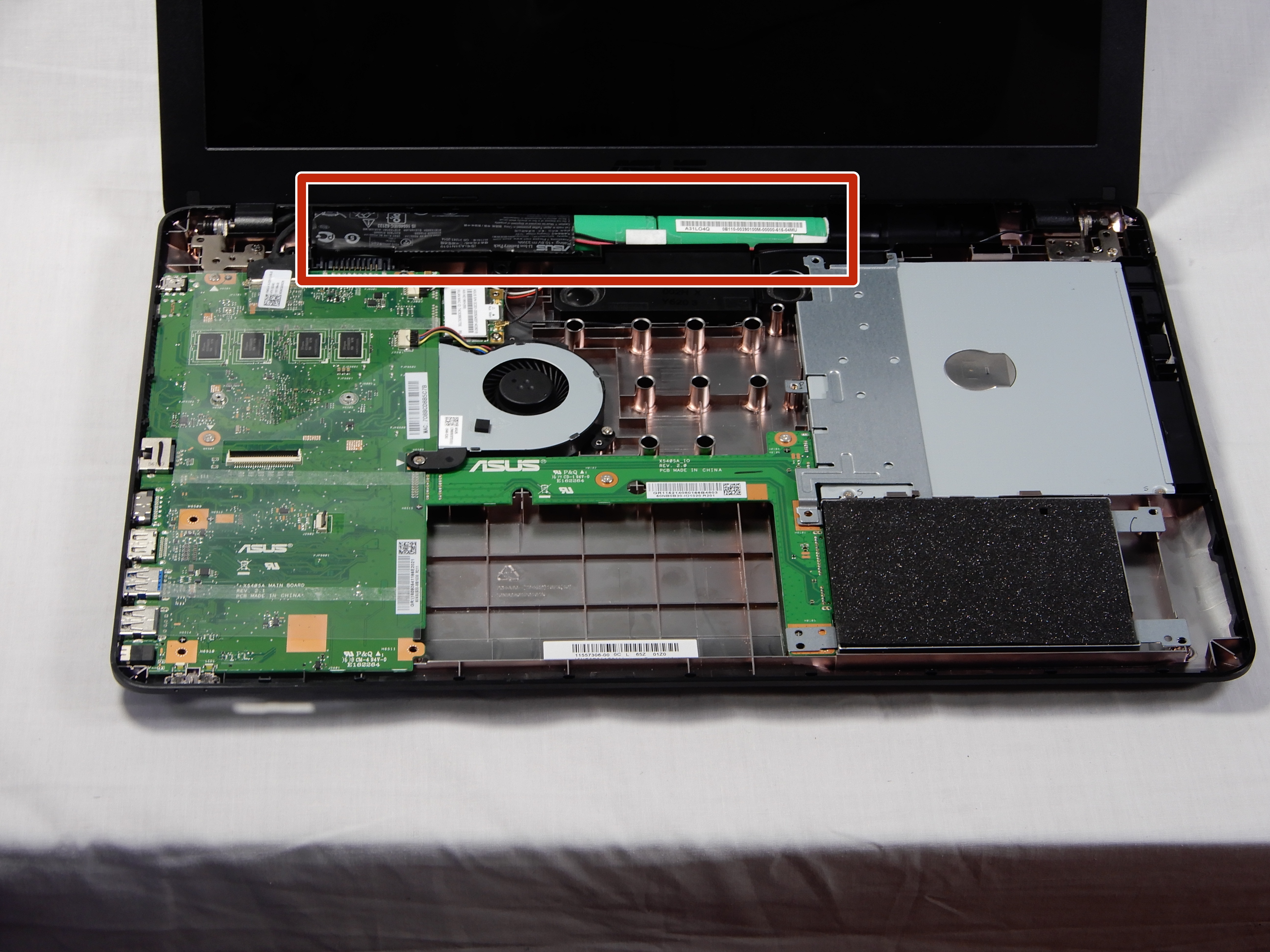 Аккумулятор asus x540sa