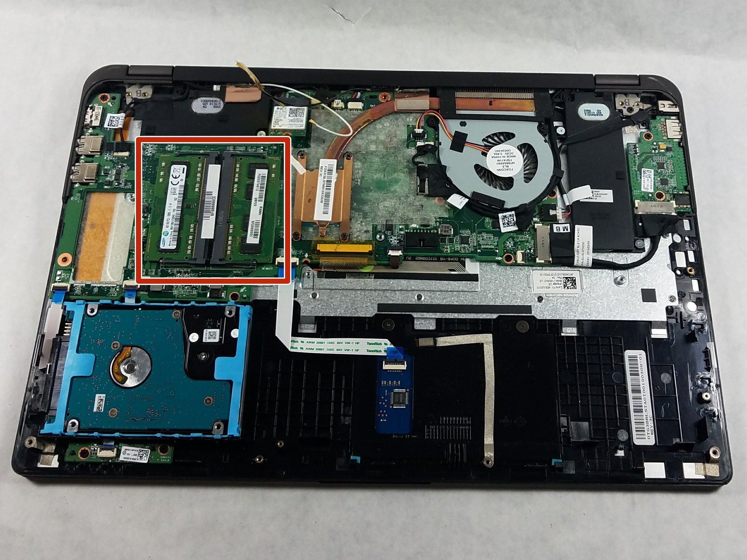 Toshiba Satellite Radius P55WB5112 RAM Replacement iFixit Repair Guide