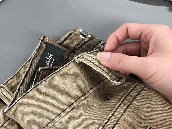 How To Fix A Ripped Belt Loop On A Pair Of Jeans IFixit Repair Guide