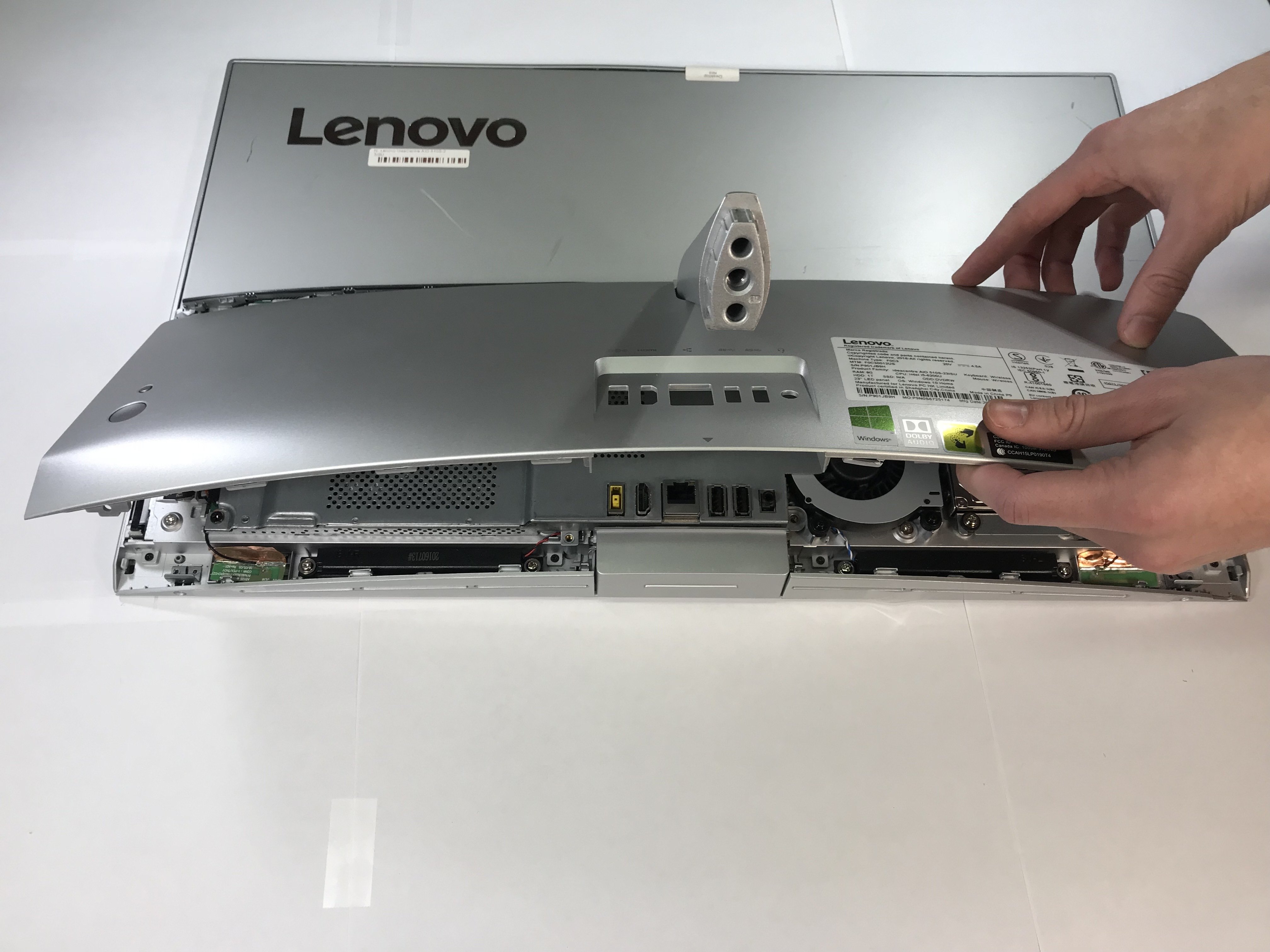 Lenovo IdeaCentre AIO 510S23ISU Back Cover Replacement iFixit Repair