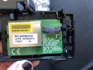 Want To Remove 43uj6300 Series Wifi Board Replace It Lg Tv Ifixit