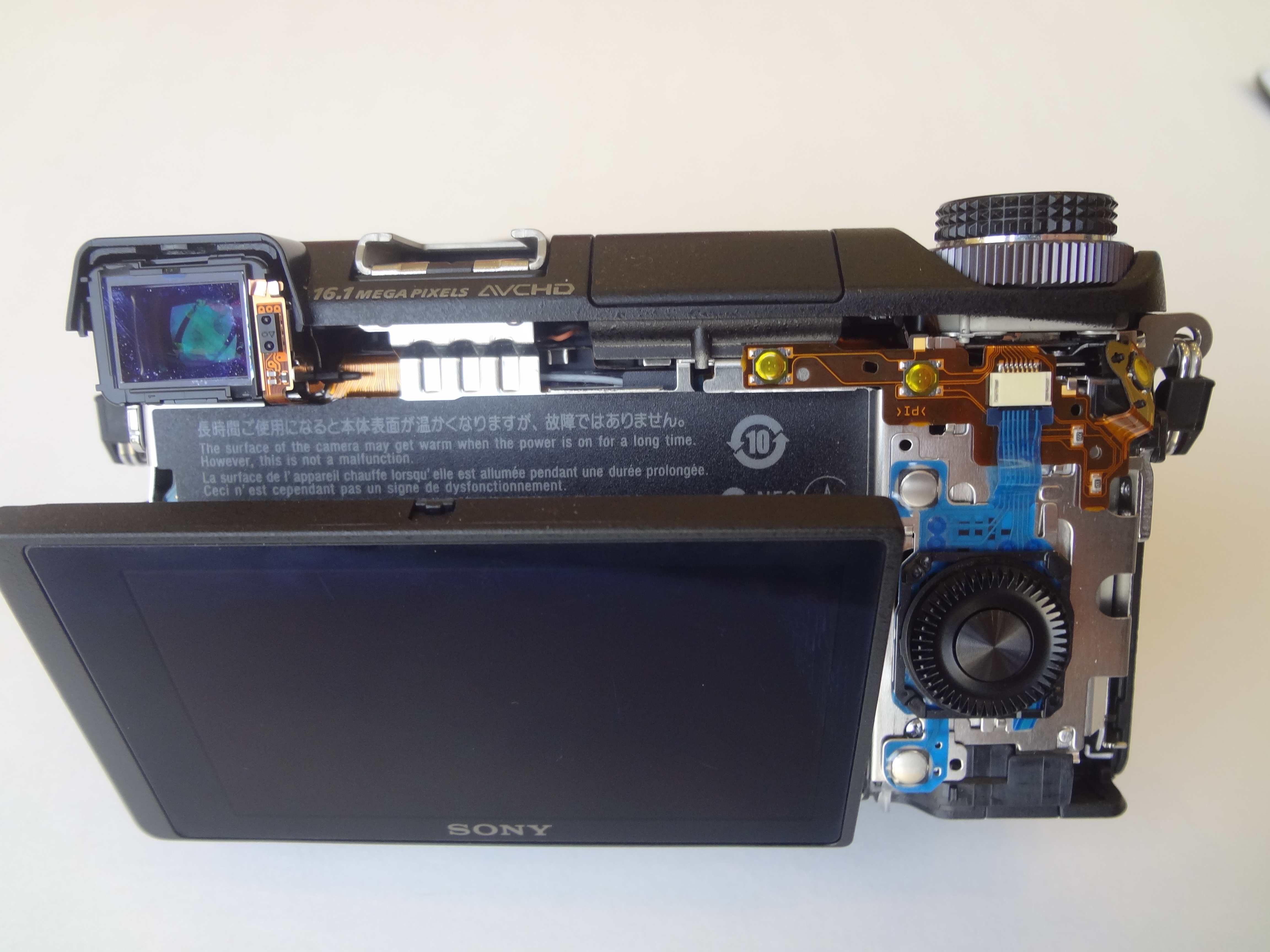 Parti di riparazione vano batteria coperchio batteria porta nero per fotocamera Sony ZV-1 ZV1  44