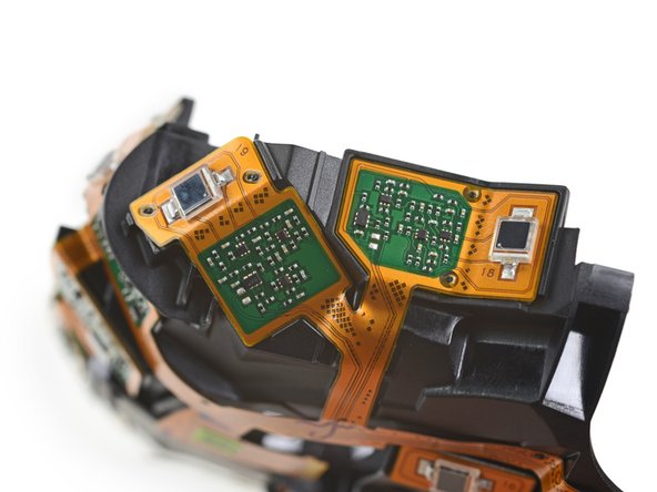 Image 2/2: Working our way around the sensor net, we note that each of the sensors is individually numbered (photodiodes 18 and 19 in the photo).