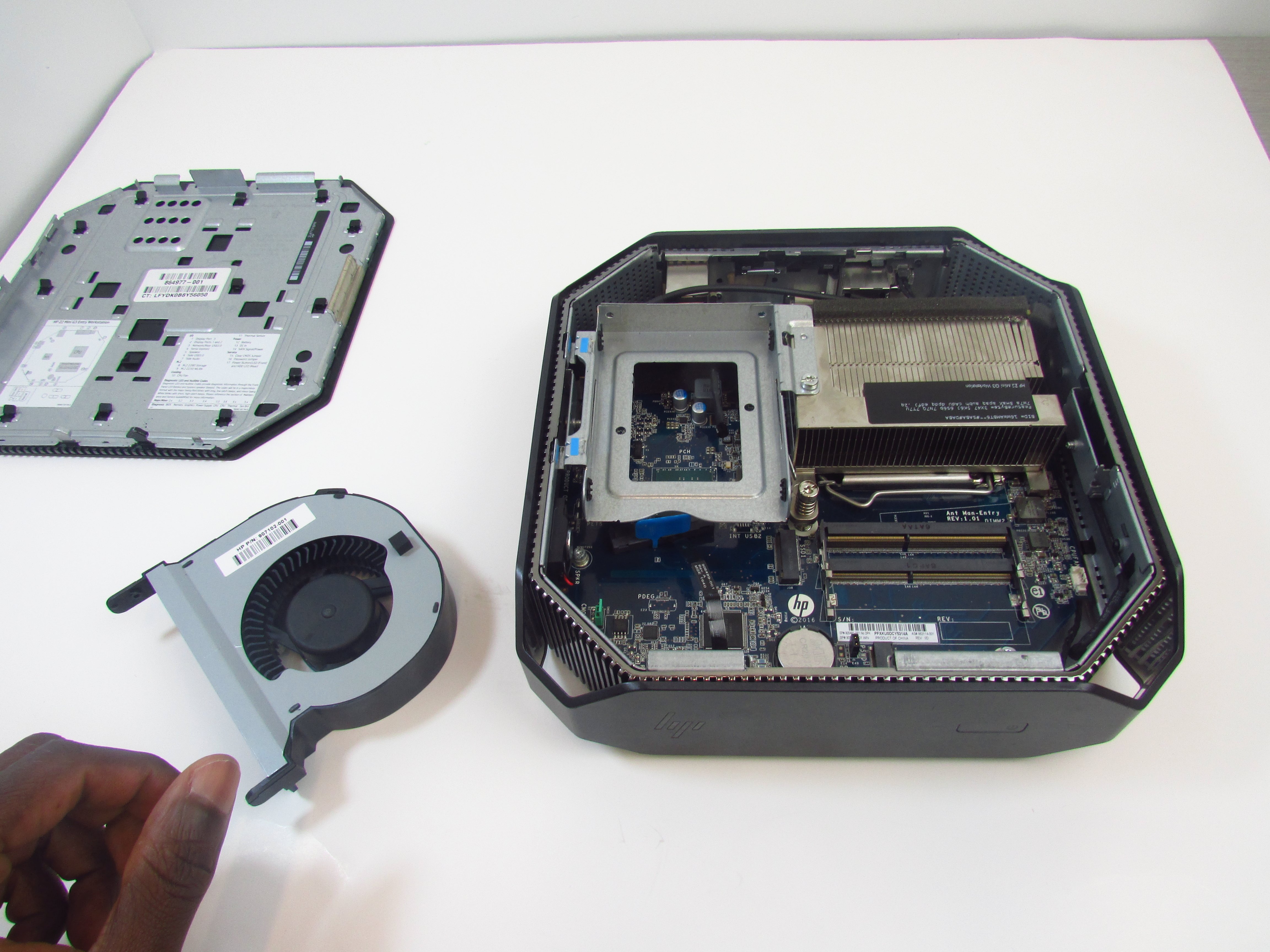 HP Z2 Mini G3 CPU Fan Replacement iFixit Repair Guide