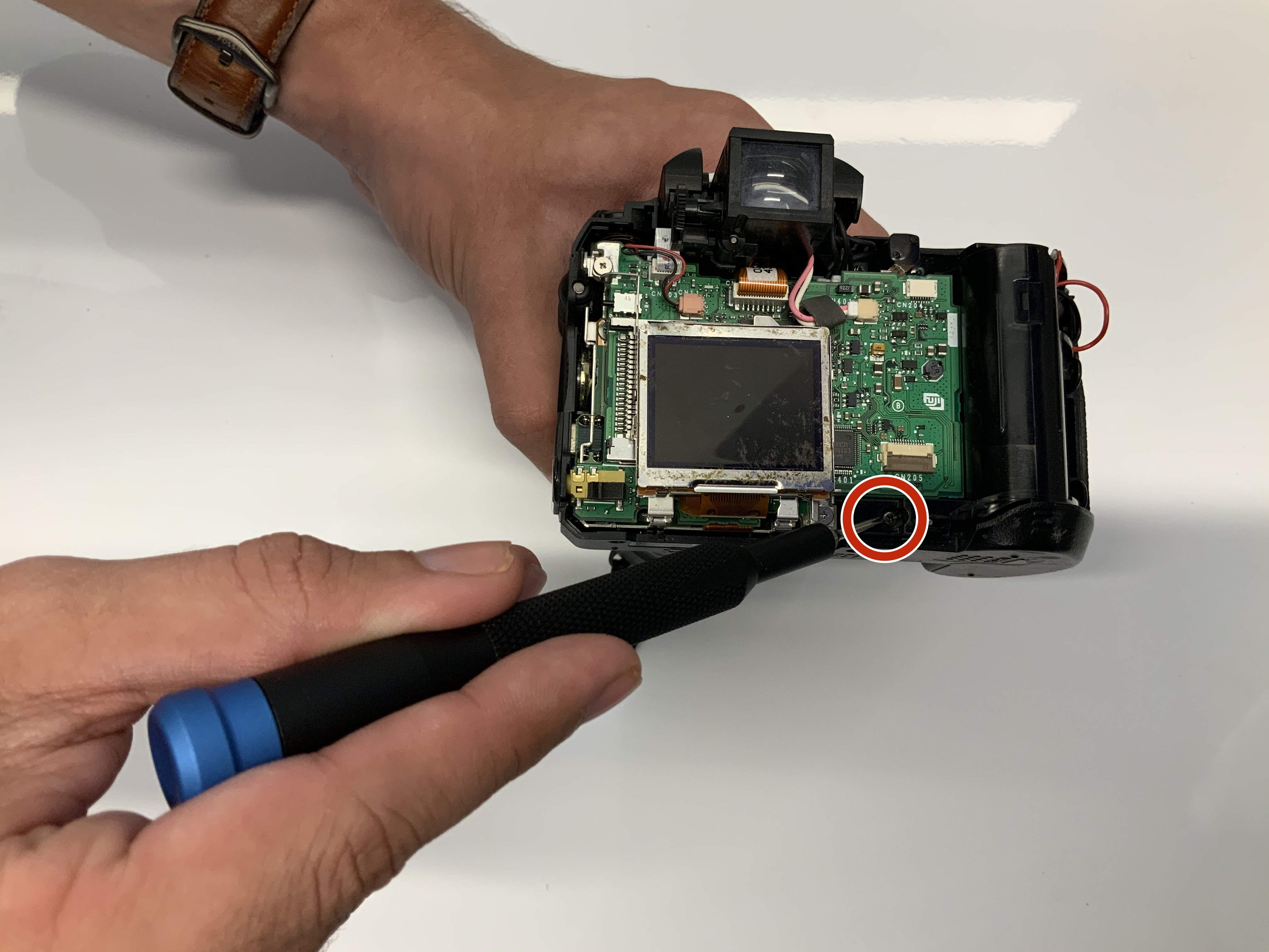 FujiFilm FinePix S5100 Battery Compartment Replacement iFixit Repair