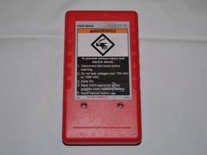 Cen Tech Digital Multimeter 69096 Manual