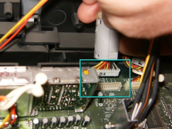 Repairing Mitsubishi WS-65511 Blinking green light fuse replacement